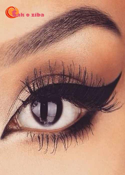 آموزش مرحله به مرحله کشیدن خط چشم