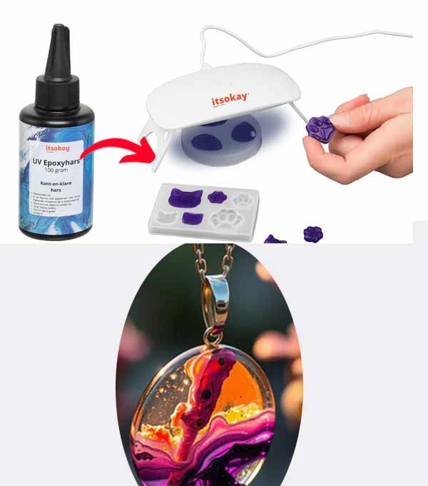 آموزش کار با رزین یووی در خانه؛ ساخت کارهای رزینی جذاب با کمترین تجهیزات