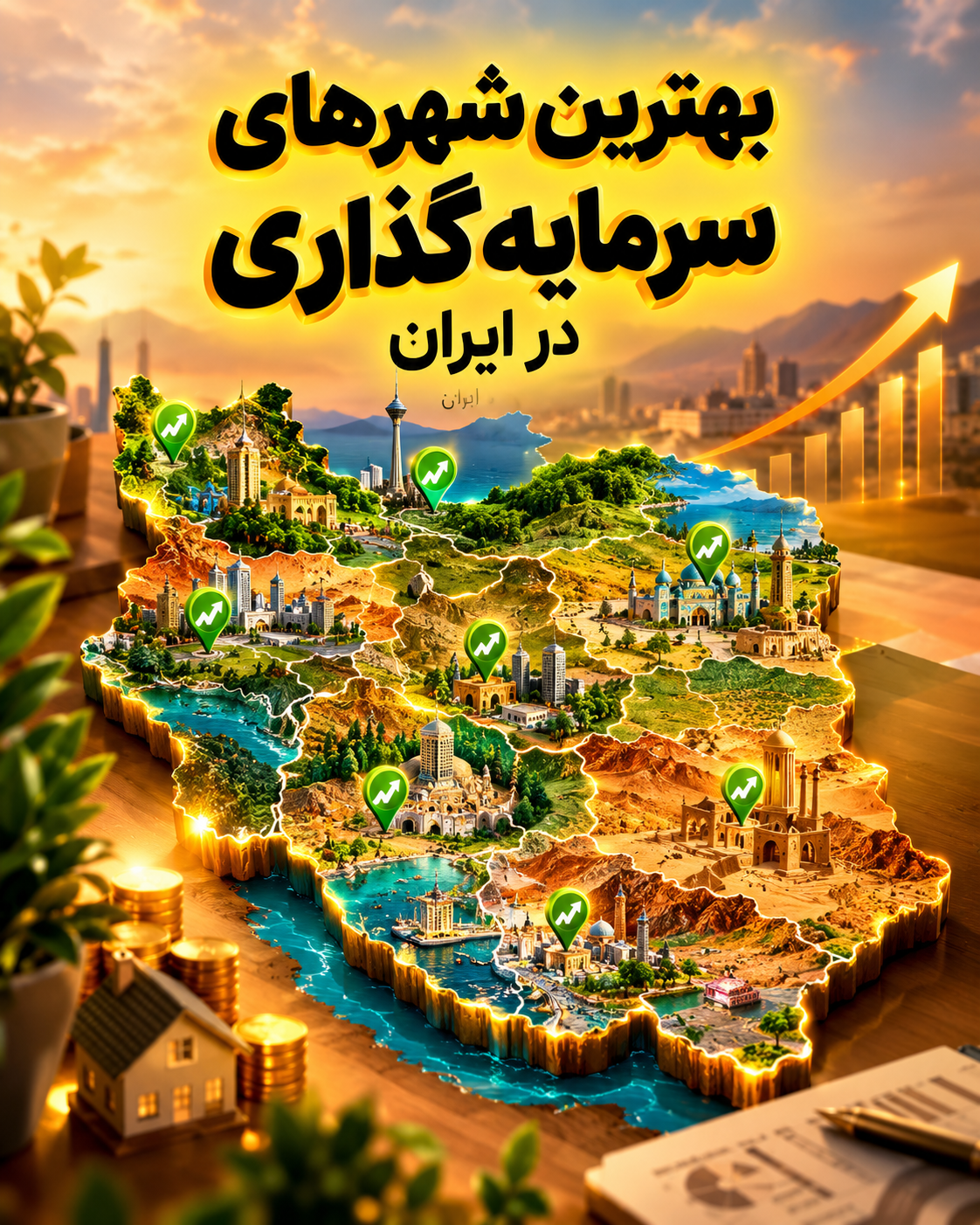 بهترین شهرهای ایران برای سرمایه‌گذاری و خرید مسکن در ۱۴۰۵؛ کدام شهر آینده بهتری دارد؟
